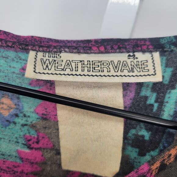 Classic Vintage 1980s The Weathervane Womens Sz M Jumpsuit Retro Print - Picture 3 of 4